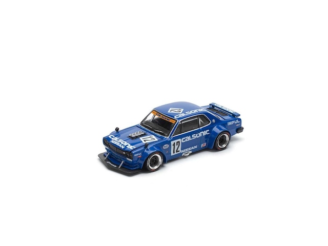POP RACE（ポップレース） 1/64 SKYLINE GTR V8 DRIFT (HAKOSUKA) CALSONIC／スカイライン GT-R V8 ドリフト（ハコスカ）カルソニック　PR640114