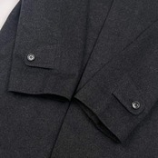 カシミヤ100% Nazareno Gabrielli ナザレノガブリエリ ステンカラー 6/ダークグレー レディース