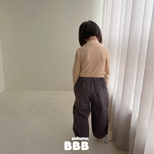 《予約》送料無料【Bella bambina】Solid Mock Neck Tee
