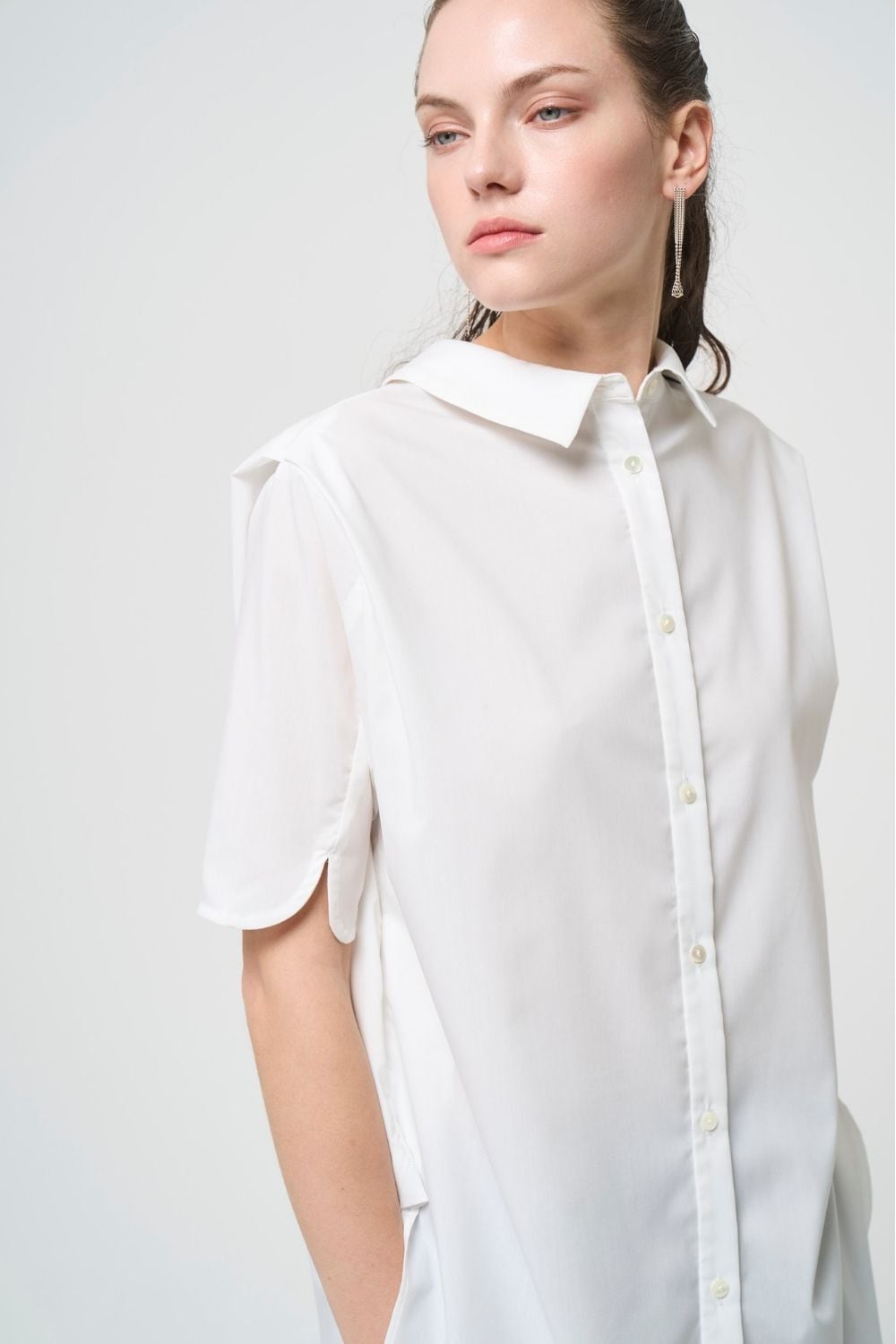 3/10発売開始 / 2way Collar Blouse - WHITE | seven dot - ライフ