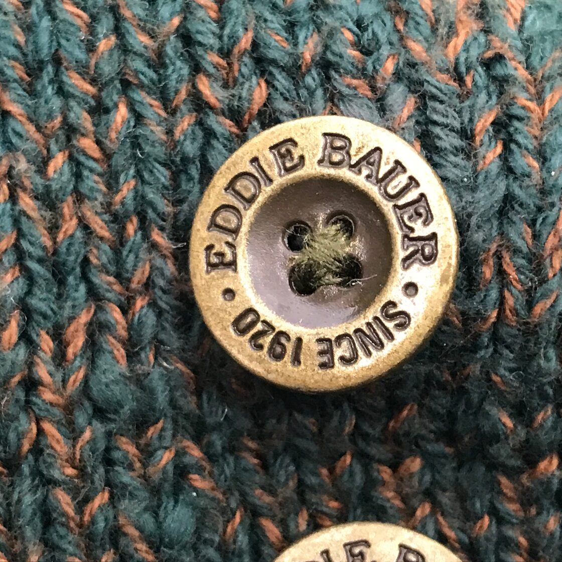 Eddie Bauer 90年代 エディーバウアー ヘンリーネック 5ボタン ヘビー 
