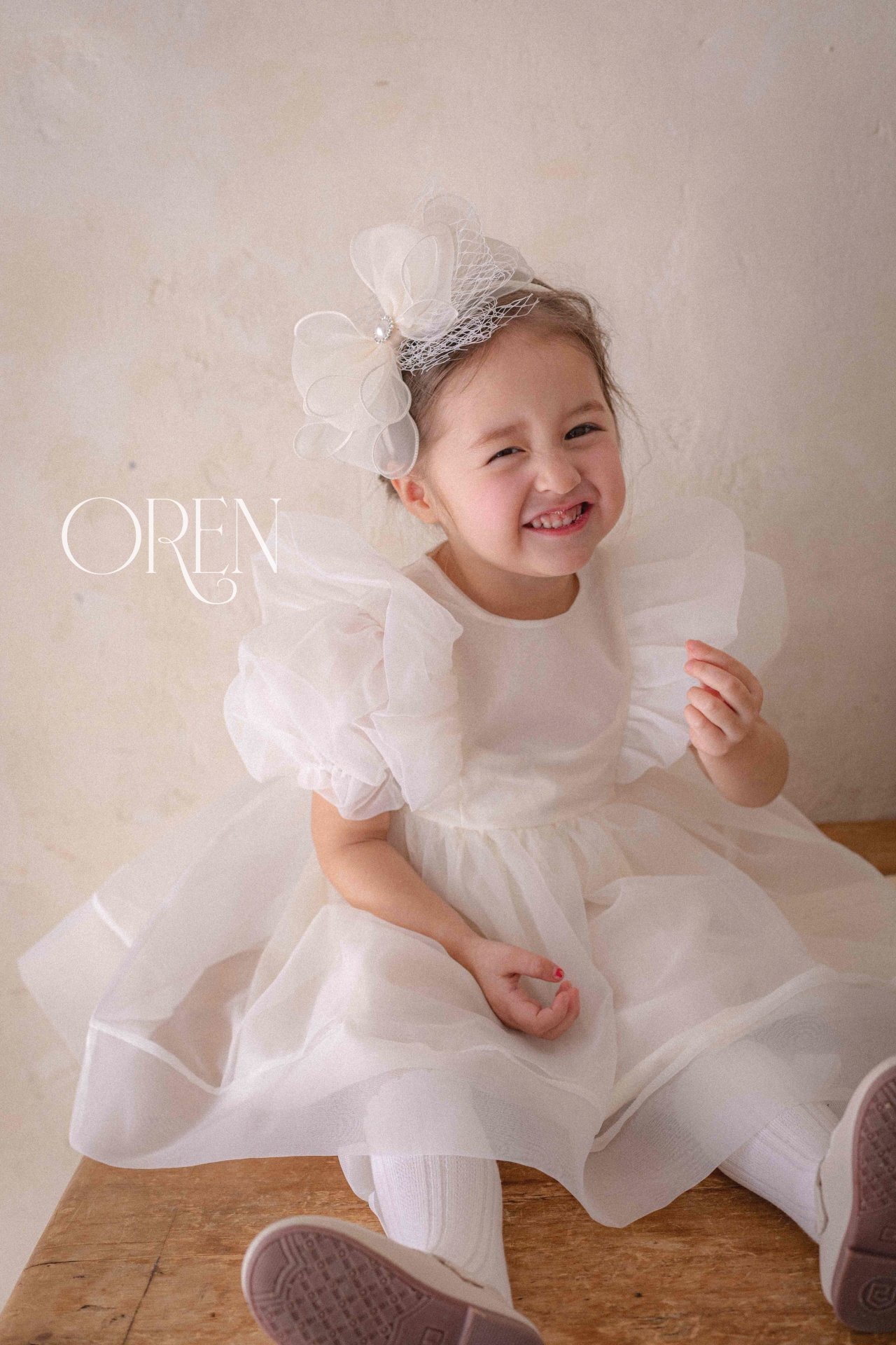 即納)  4y〜 | Agyatte Sheer Ribbon Headband  | OREN - 5