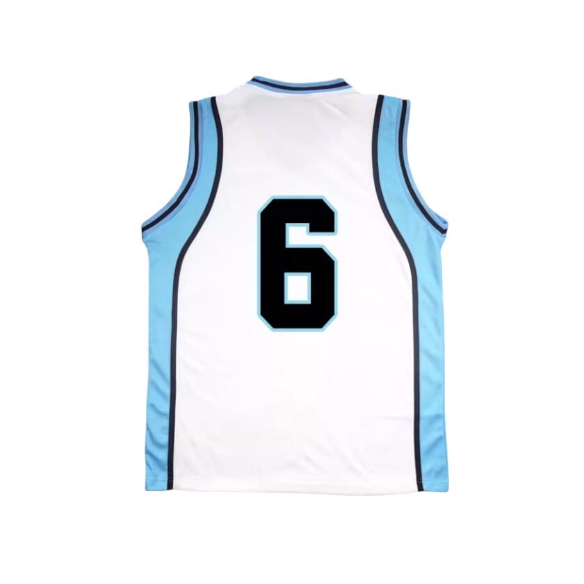 K5396 黒子のバスケ 帝光中学校 青峰大輝 6番号 ユニフォーム上下