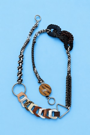 受注生産 [松浦志穂×OMNES] Long Strap BLACK