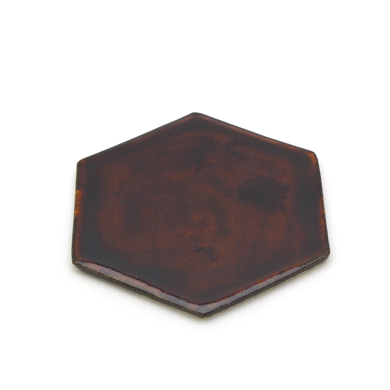 オリジナル】瀬戸亀甲銘々皿 -hexagonal Seto-ware small plate