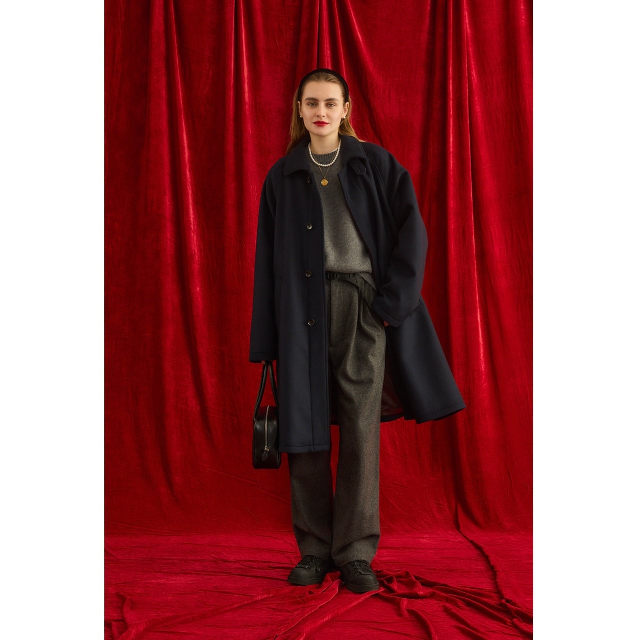Oblada WOOL FEATHER COAT
