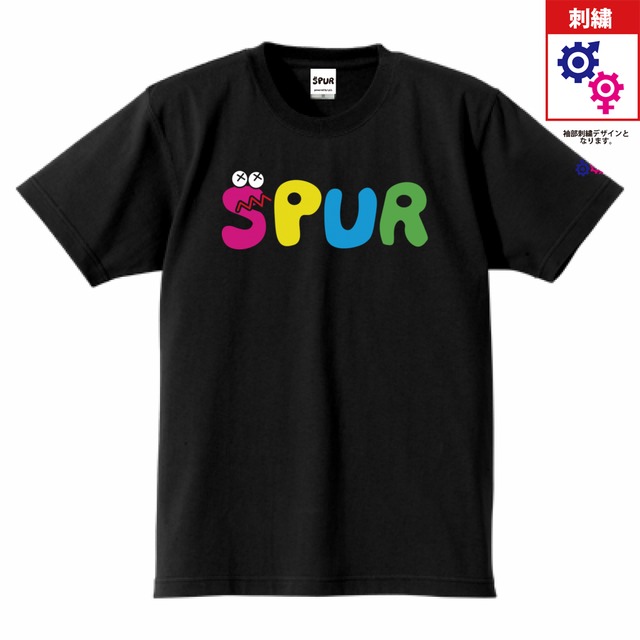 SPUR Logo T-shirt 7.1oz【Black】
