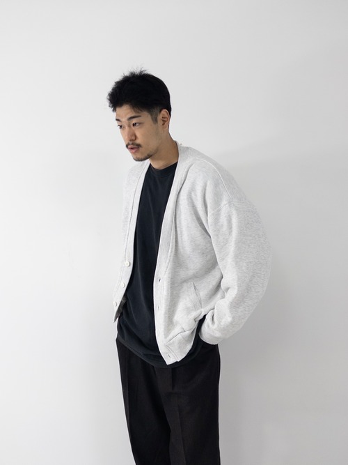 90s sweat cardigan