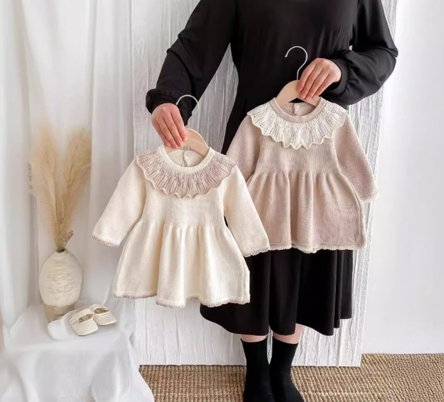 予約knit one-piece