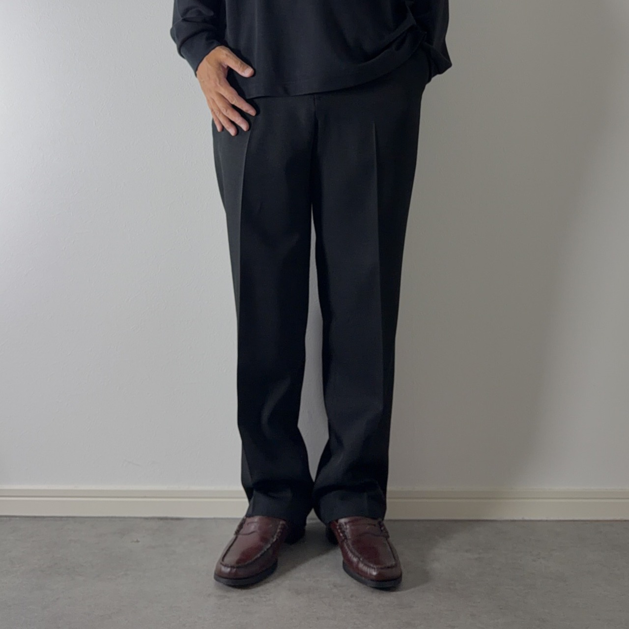 00s Levi's ACTION SLACKS BLACK [W31.5L29.5相当] 古着 - 11