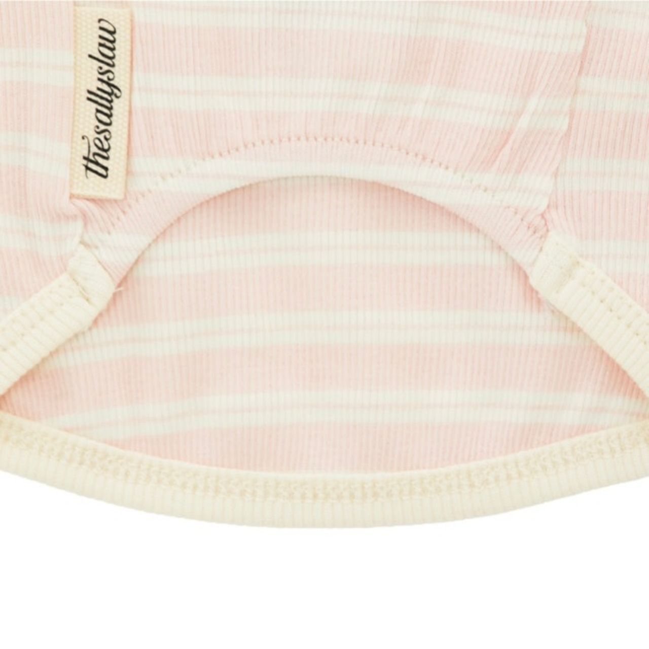 【予約】[ thesallyslaw ] Bunny Top｜Pink Milk Stripe - 13