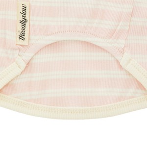 【予約】[ thesallyslaw ] Bunny Top｜Pink Milk Stripe