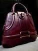 レア20万★Alexander McQUEEN アレキサンダーマックイーン レザー トート バッグ 赤茶★ 武骨な中に上品さも漂うマックイーンらしいモデル
