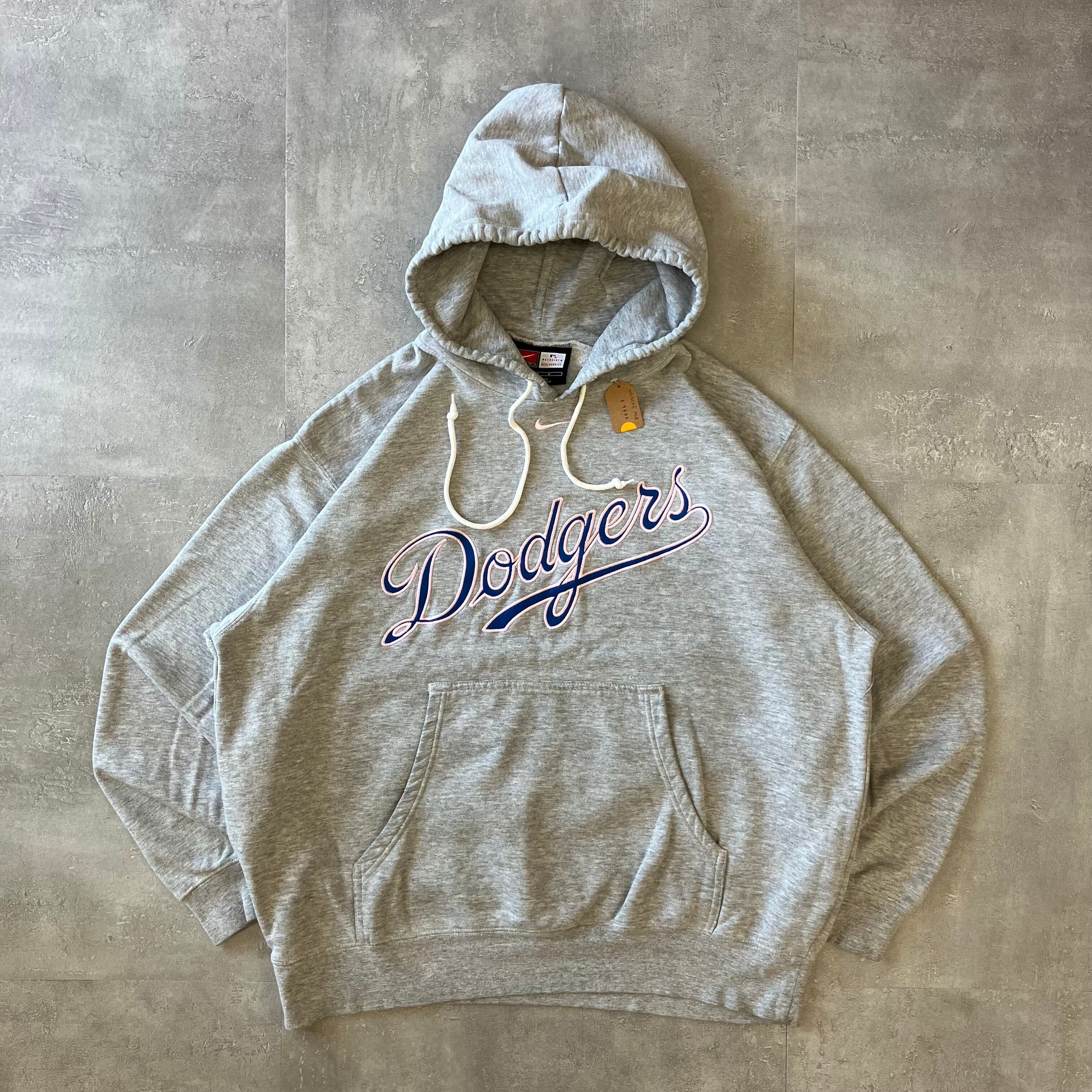 NIKE 00s MLB パーカー センタースウッシュ 首元ナイキ L No.1812