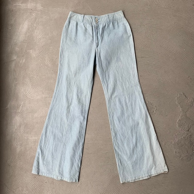 Cotton flare pants