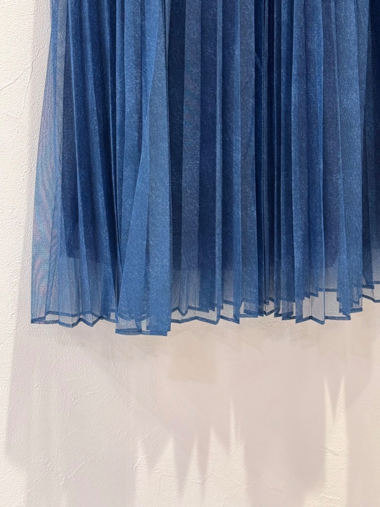 チュールプリーツスカート