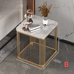サイドテーブル ゴールド マーブル調 大理石風 コーヒーテーブル モダン 高級感 リビングテーブル ソファテーブル おしゃれ 北欧 インテリア 金属フレーム 耐熱 防汚
