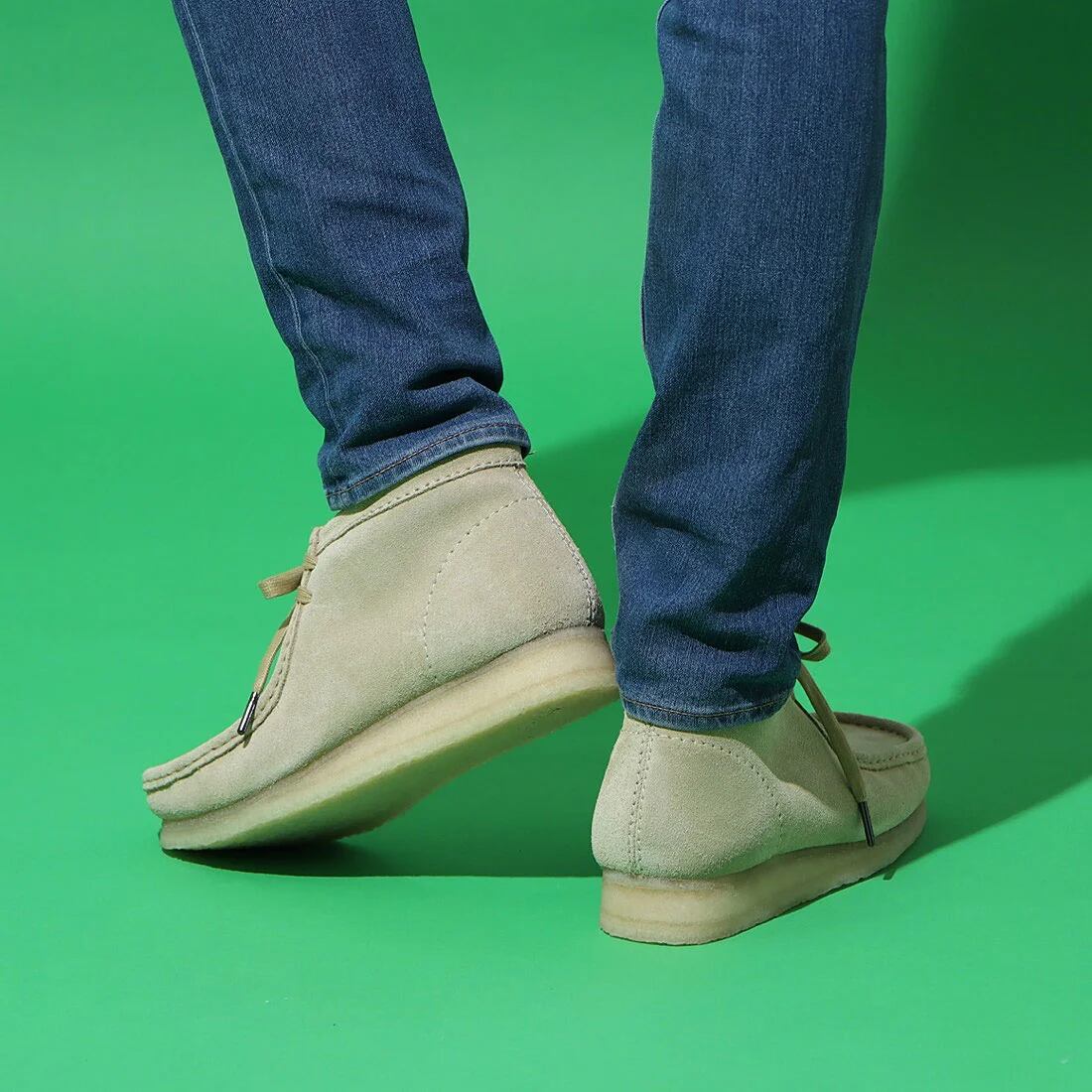 Clarks【クラークス】　Wallabee Boot【ワラビーブーツ】 CLARKS (ｸﾗｰｸｽ) - WALLABEE BOOT (ﾒﾝｽﾞ ﾜﾗﾋﾞｰﾌﾞｰﾂ) Maple Suede