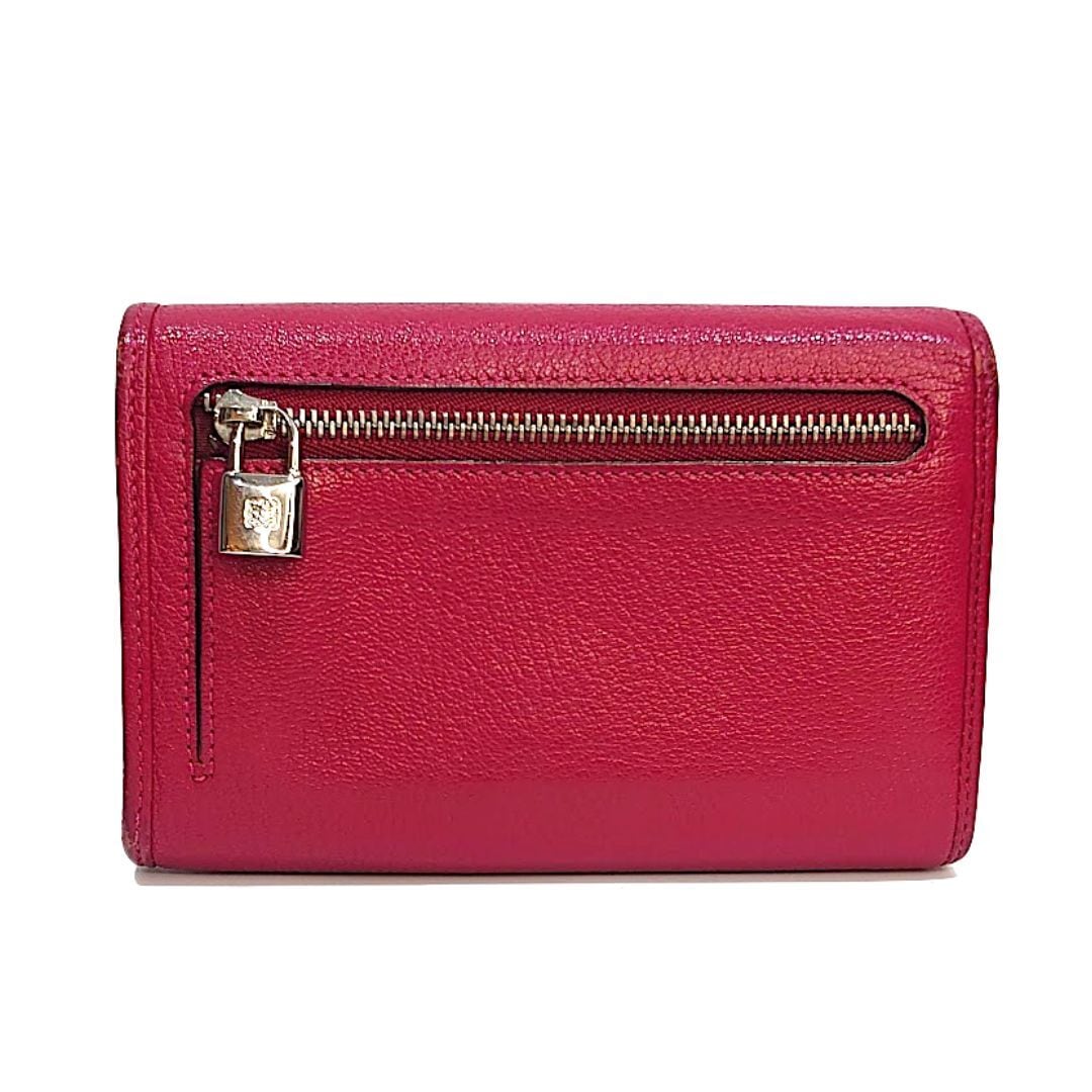 SALE！】LOEWE ロエベ アナグラム 二つ折り財布 L型ジップ レザー 