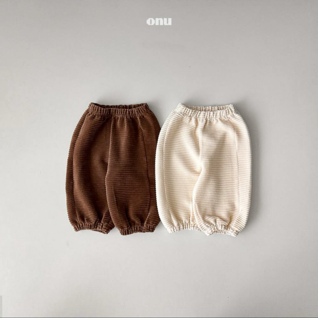 《予約》onu ¨ plump ribbed pants