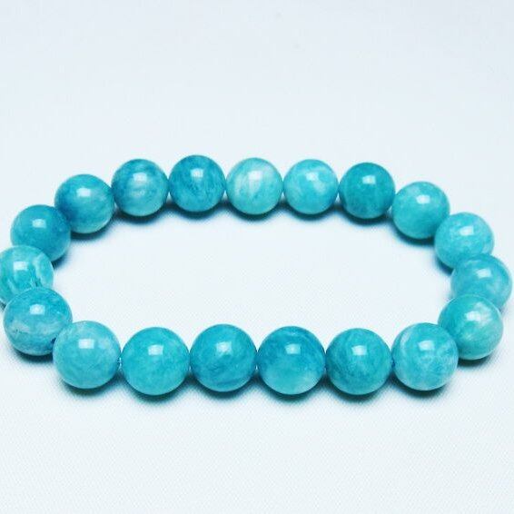 アマゾナイト ブレスレット 11mm 一点物 メール便可 [M便 1/10] 111-47691