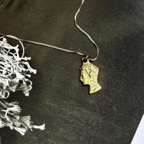 Vintage Milagro Medal Top Necklace