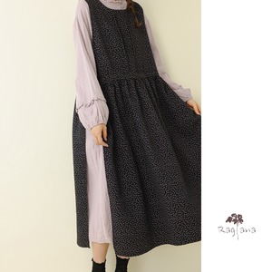 小花柄 エプロンワンピース 2col Y 260023