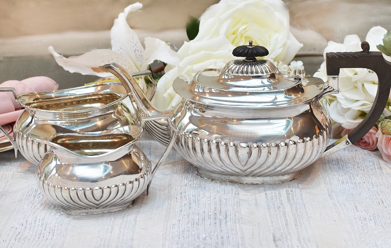 銀製/ティーポット/STERLING SILVER/食器/銀器/珈琲ポット/置物 銀製/ティーポット/STERLING SILVER/食器/銀器/珈琲ポット/置物