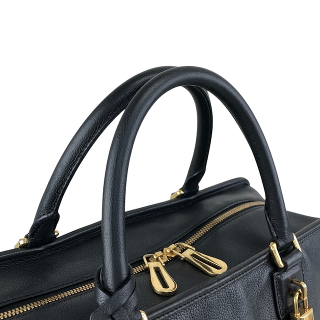 LOEWE ロエベ ハンドバッグ ブラック アナグラム レザー アマソナ ミニボストン vintage ヴィンテージ オールド 8itnhz