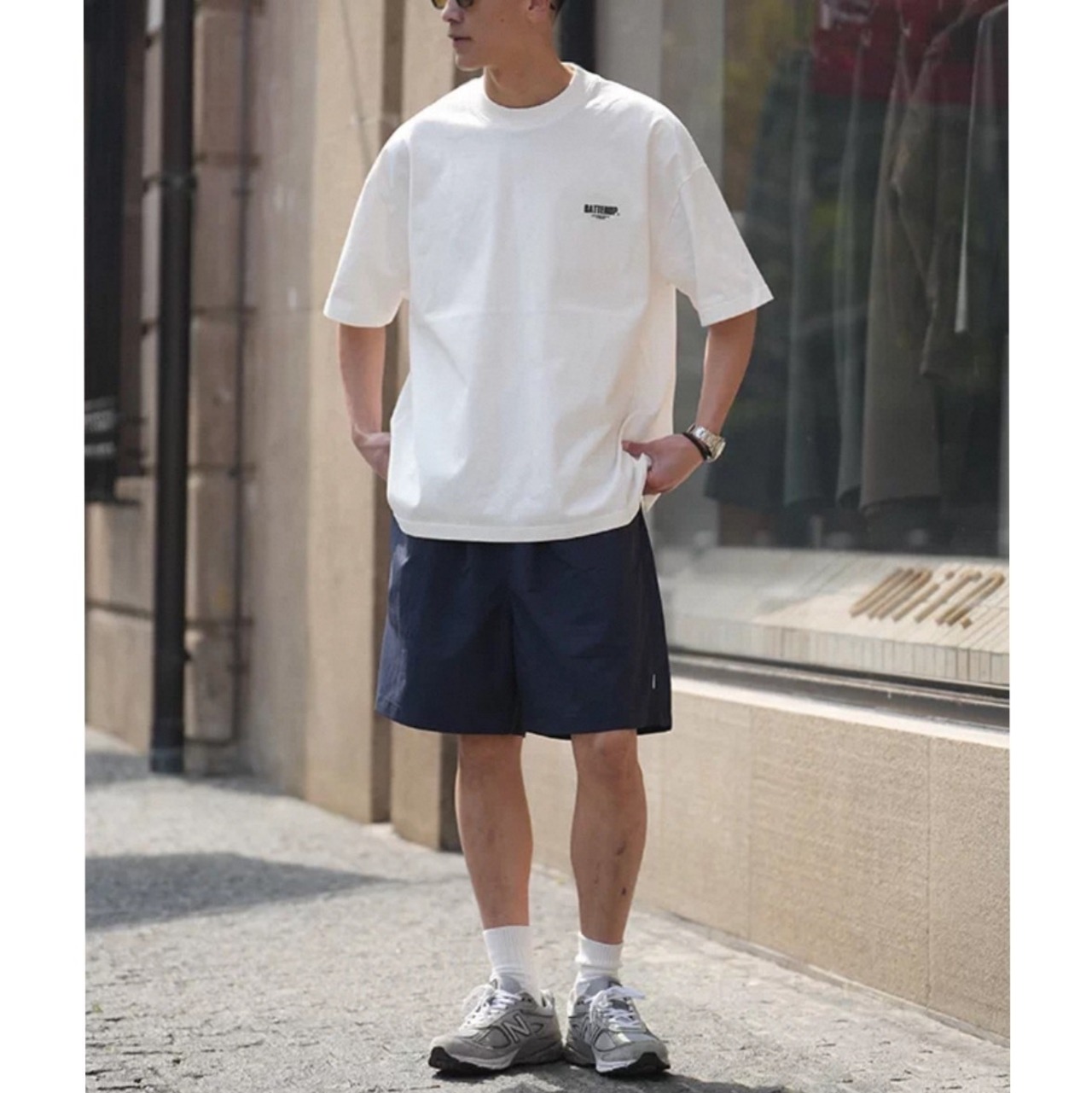 Plain easy wide shorts 1472 - 3