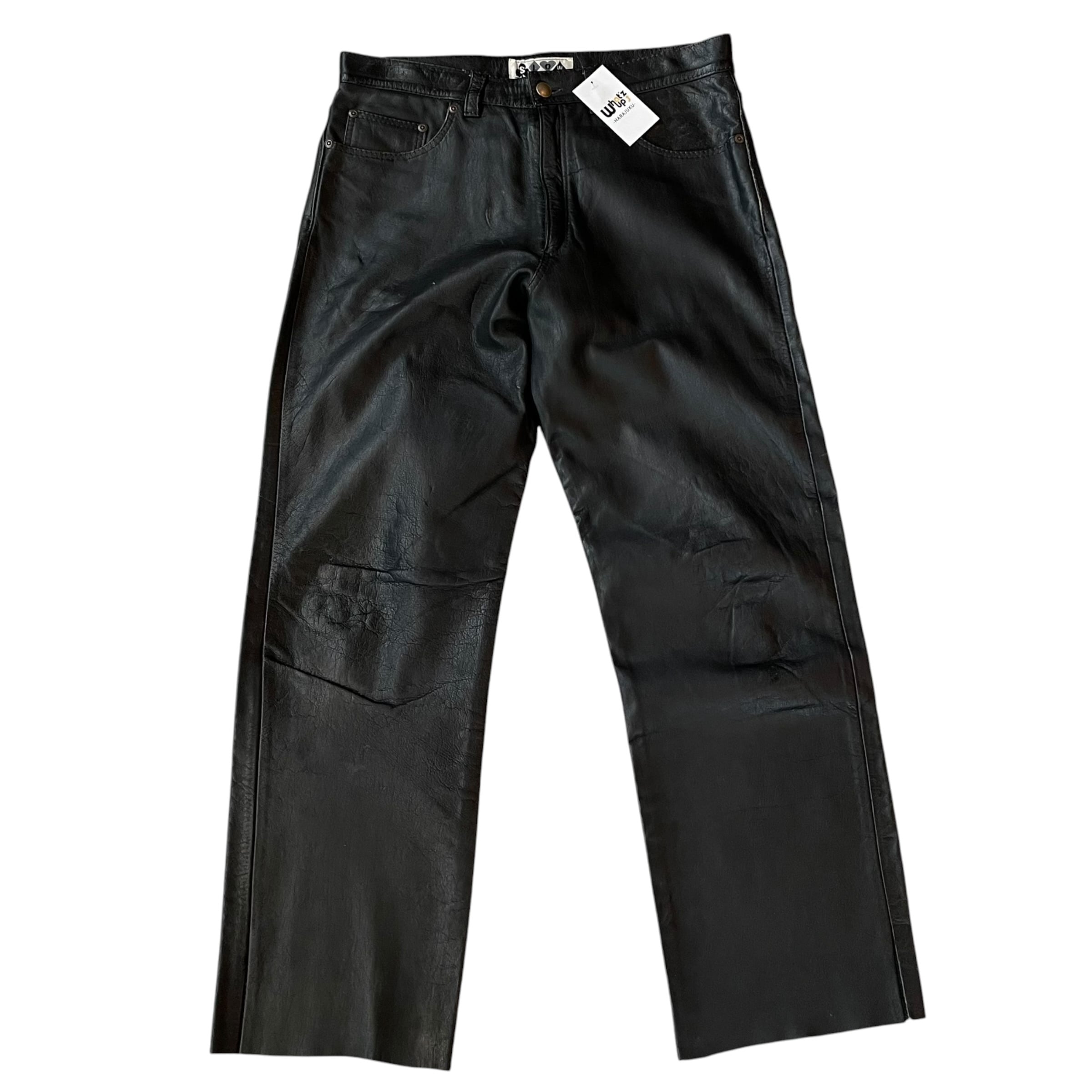 1990~2000s SLOW LOS ANGELES Leather Pants