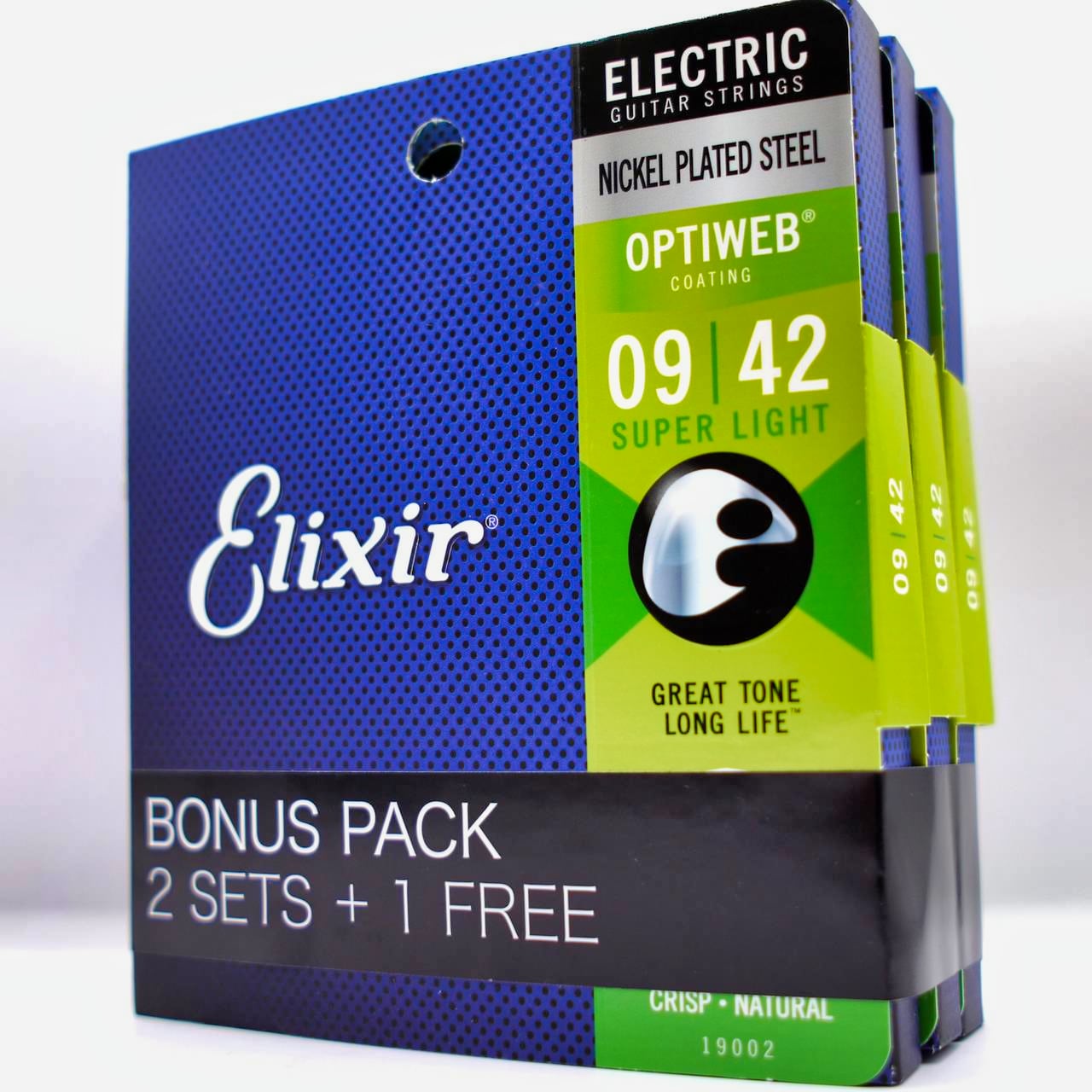 数量限定】エレキギター弦 Elixir OPTIWEB BonusPack お買い得3セットパック コーティング弦 西尾楽器オンラインストア  楽器通販