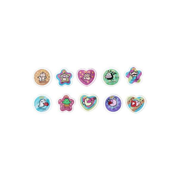 たまごっち てんしっち おはじき風シール （ピンク） | キャラクター