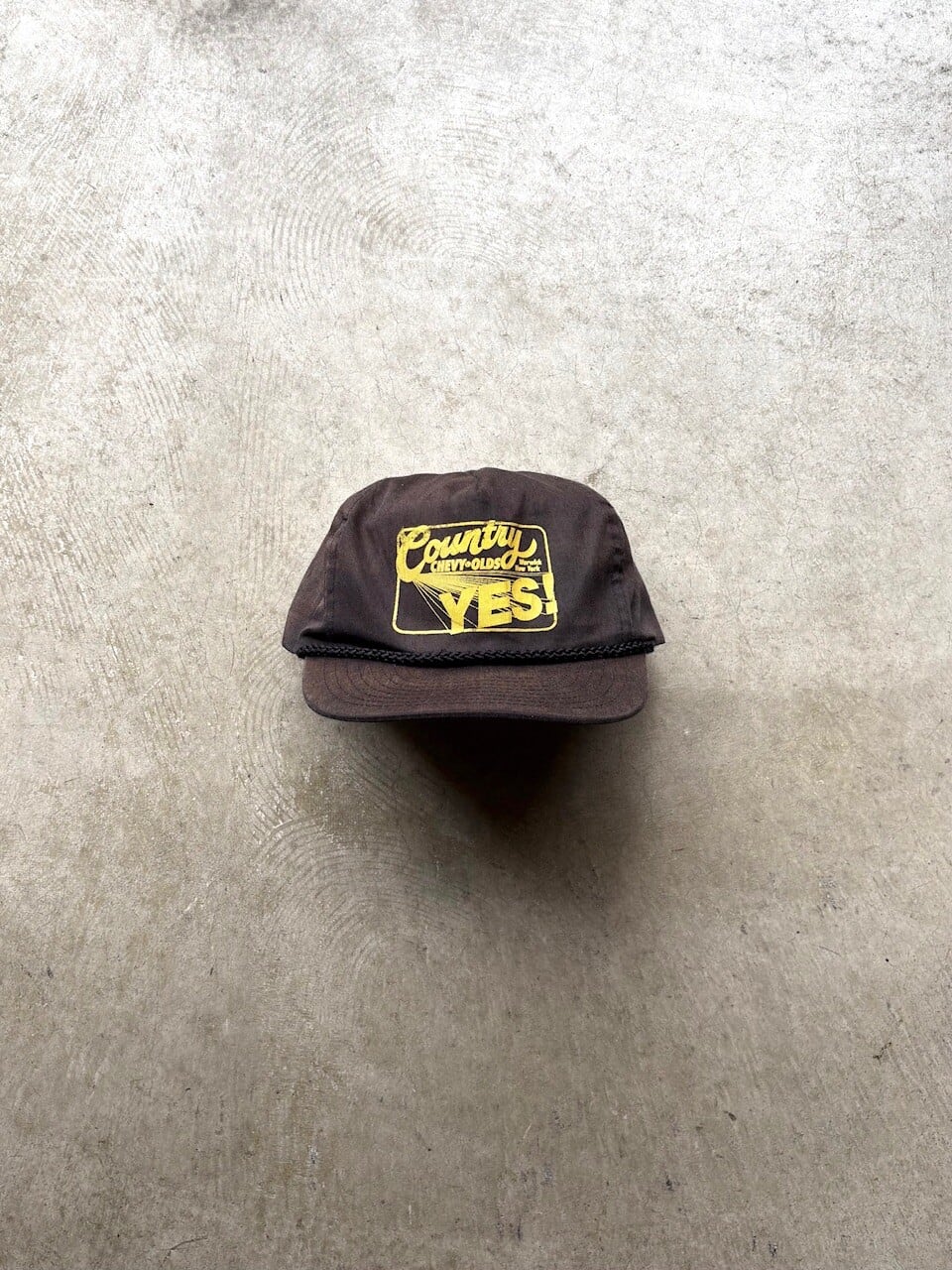 80’s-90's 5PANEL SNAPBACK TRUCKER CAP “Country CHEVY-OLDS”