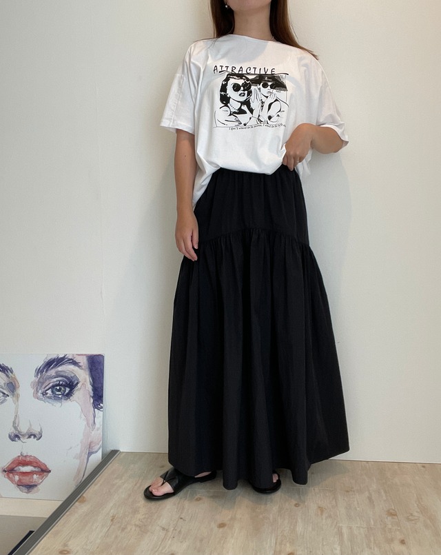 【dolly-sean/ヤマトドレス】切り替えギャザースカート