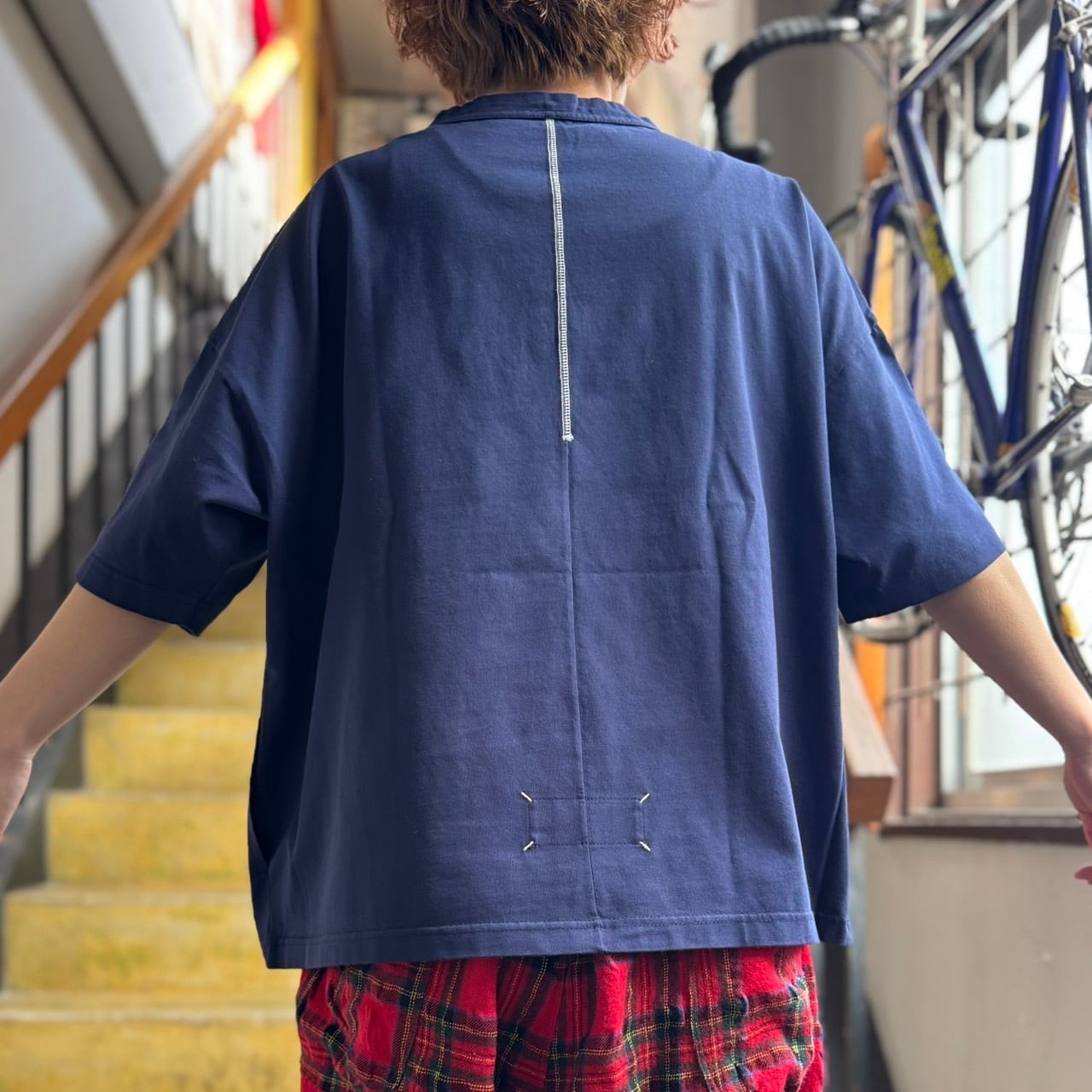 快晴堂 - Girl's T／首まわりしっかり5分袖Tシャツ | clever elephant