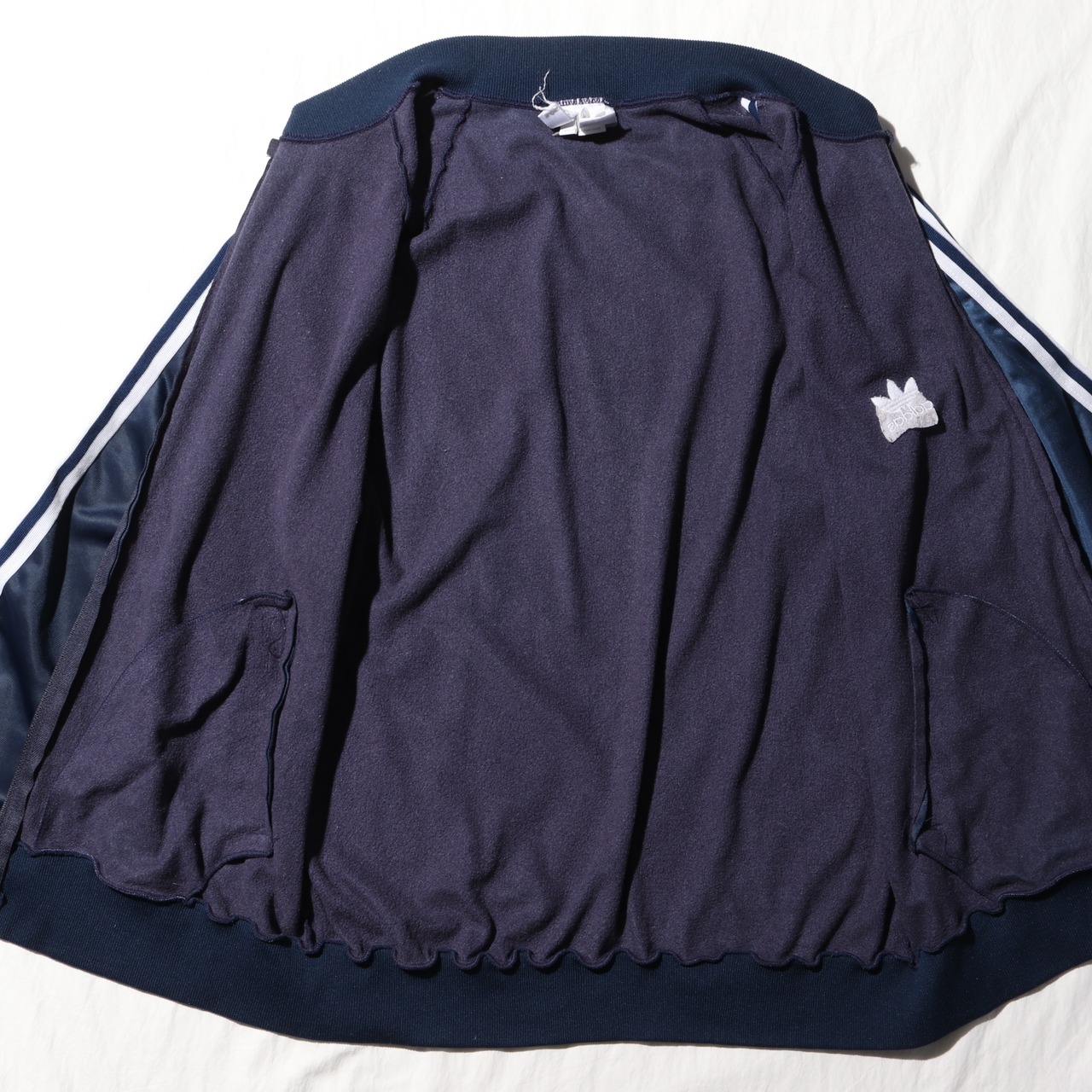 美品 L ネイビー Adidas トラックジャケット 80s 90s アディダス ジャージ ATP