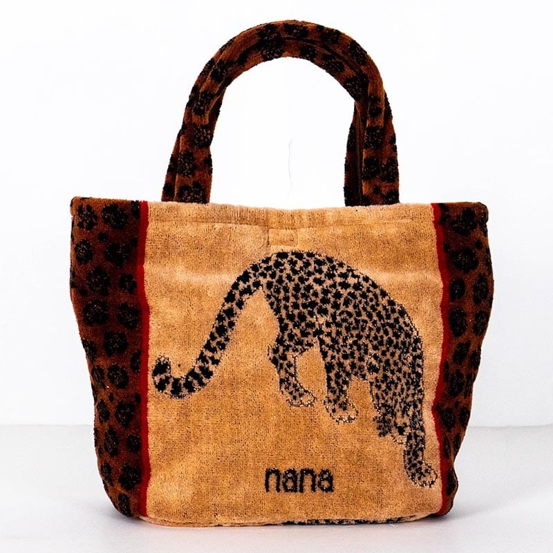 バッグ 横浜ナナ 湘南ナナ NANA ちょこバッグ ジャガー柄 ベージュ nn