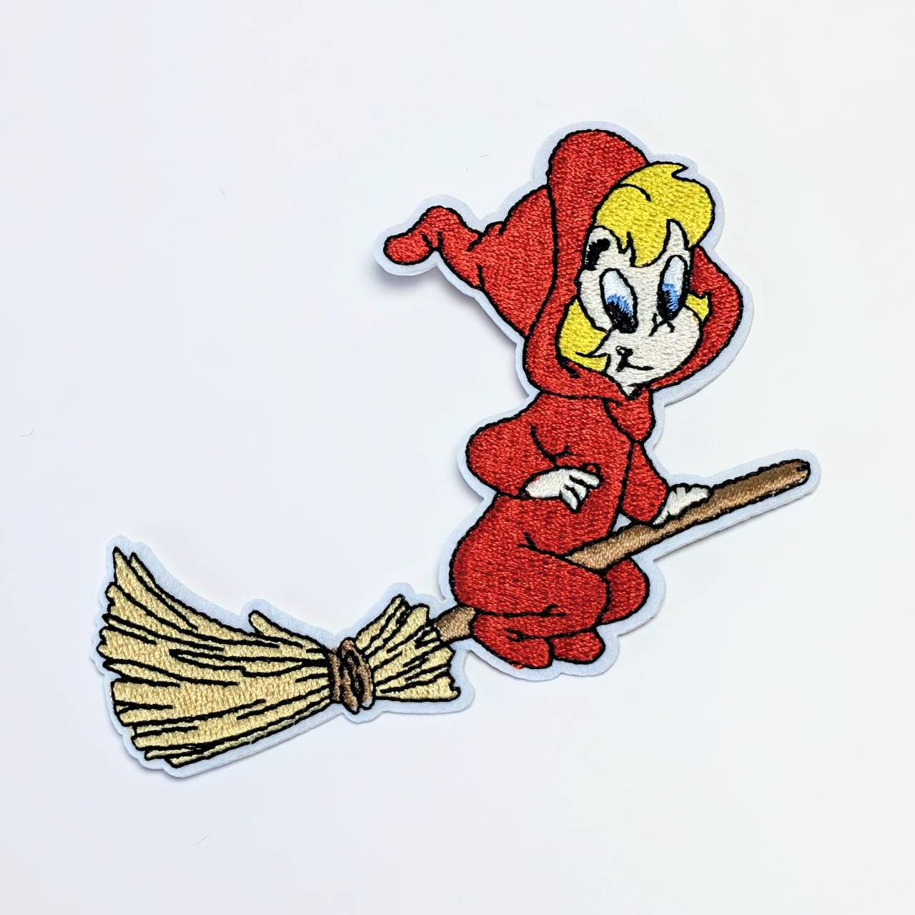 送料無料! ★刺繍アイロンワッペン★E262【 Casper(キャスパー)】 ウェンディ〚アメリカン雑貨 アメトイ〛
