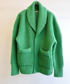 FUMIKA UCHIDA / FU-O-KT010 3GShetland/SHAWL-COLLAR CARDIGAN