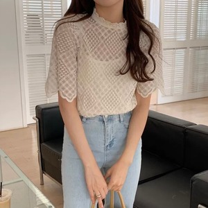 スカラップレーストップス　A0443