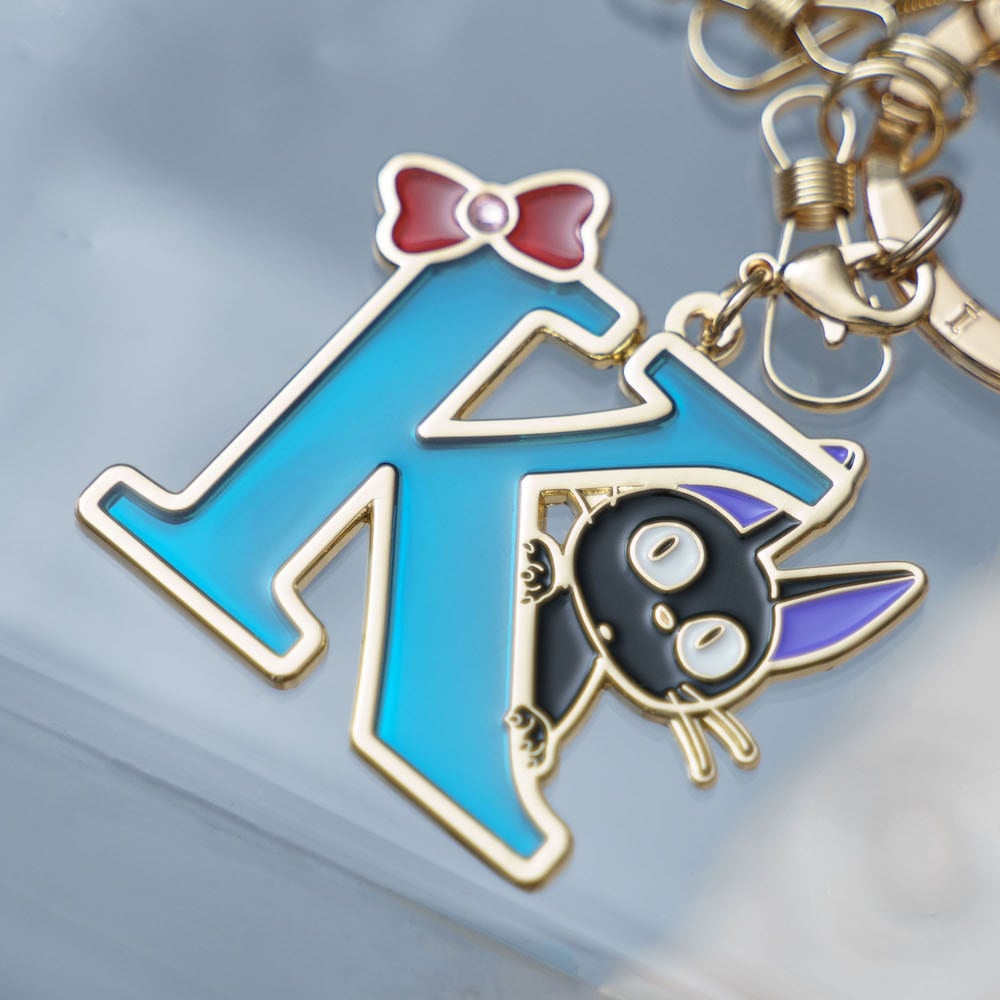 魔女の宅急便 イニシャルキーホルダー / キーリング K（6590） | す