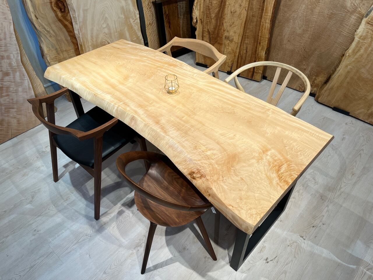 カウンター チェア ① 手間どっ ステンレス 希少 送料込み 