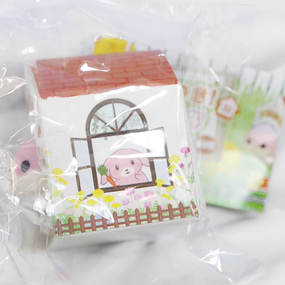 フルコンプ】 むにゅむにゅ！お家つき！うさぎマスコット 【全5種