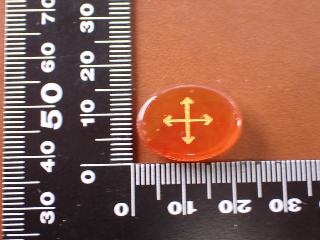 【定期便利用者様限定】ルーン文字入り　カーネリアン　 [D1-67]