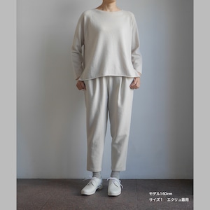 tuck pants　タックパンツ　evam eva