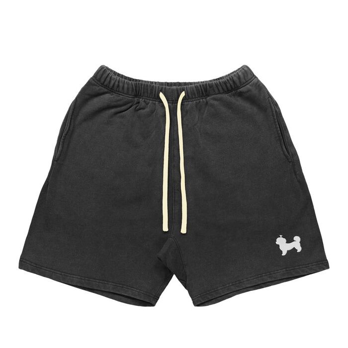 Shih Tzu Vintage Sweat Pants Black U1001