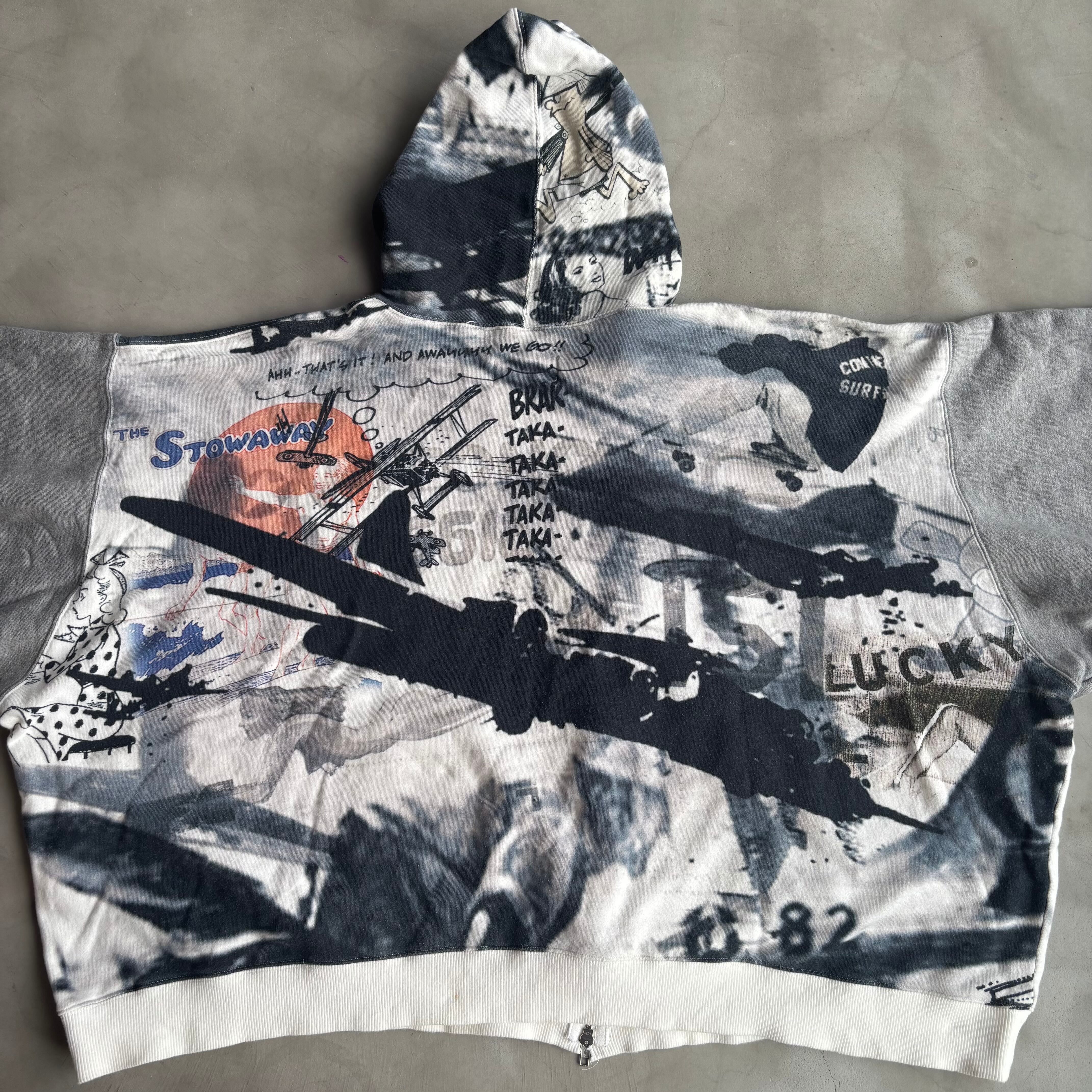 NOZOMI ISHIGURO, CRASH Zip Up Hoodie | WEB