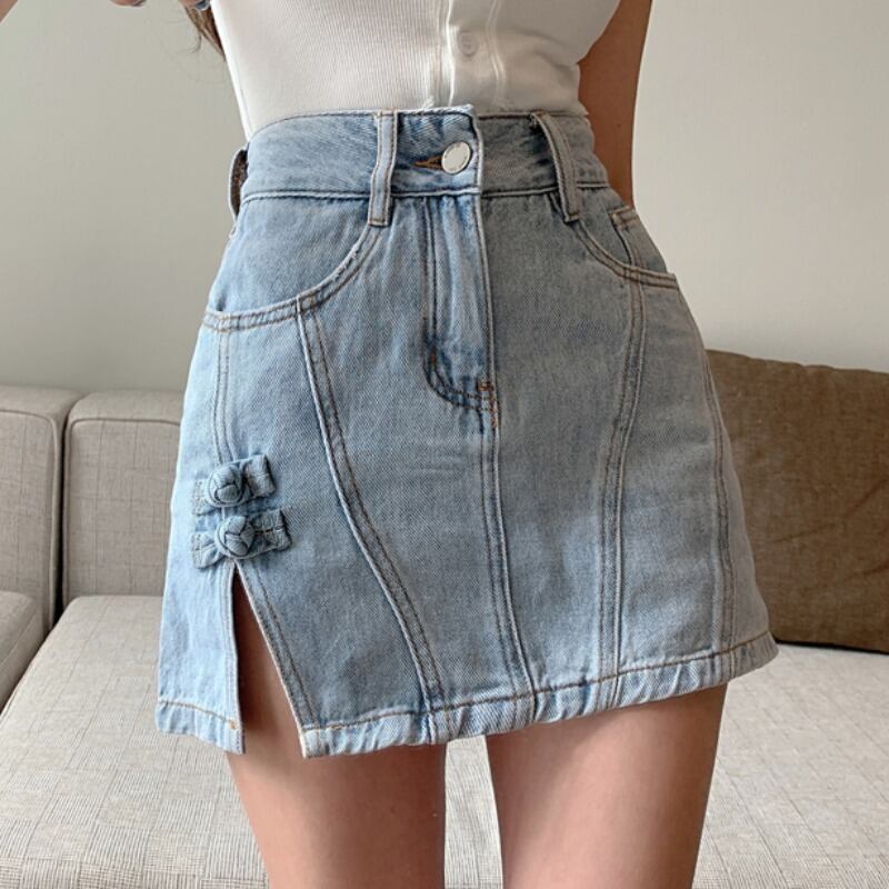 サマーハイウェストスリムスキニースタンダードスタイルショーツ ジーンズ レディースパンツ レトロ 夏物 ブルマー YY-ファッション74800758887