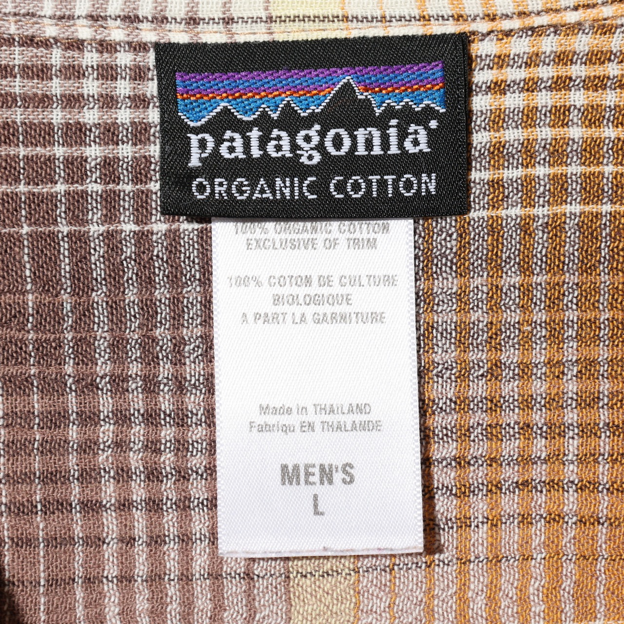 極美品 L 11年 オンブレ A/C Yarn Dye Shirt Patagonia ACシャツ ヤーンダイ パタゴニア
